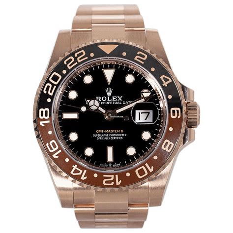 gmt master ii rose gold for sale|pre owned gmt master 2.